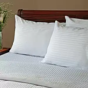 White stripe bed sheets for luxury hotel bedding – INEQUIP