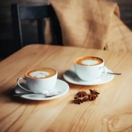 Ceramic Cappuccino Cup with Ergonomic Handle