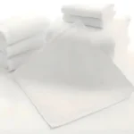Soft white cotton hand towels for hotel bathrooms – INEQUIP