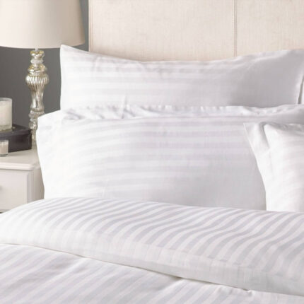 Luxury striped pillow covers for hotel bedding – INEQUIP