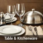 INNEQUIP Hotel Supplies table and kitchenware including crockery, cutlery, glassware, serving items, and hotel dining essentials for hospitality businesses in Pakistan