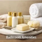 INNEQUIP Hotel Supplies bathroom amenities including shampoo, soap, dental kits, shaving kits, and hotel toiletries for hospitality businesses in Pakistan